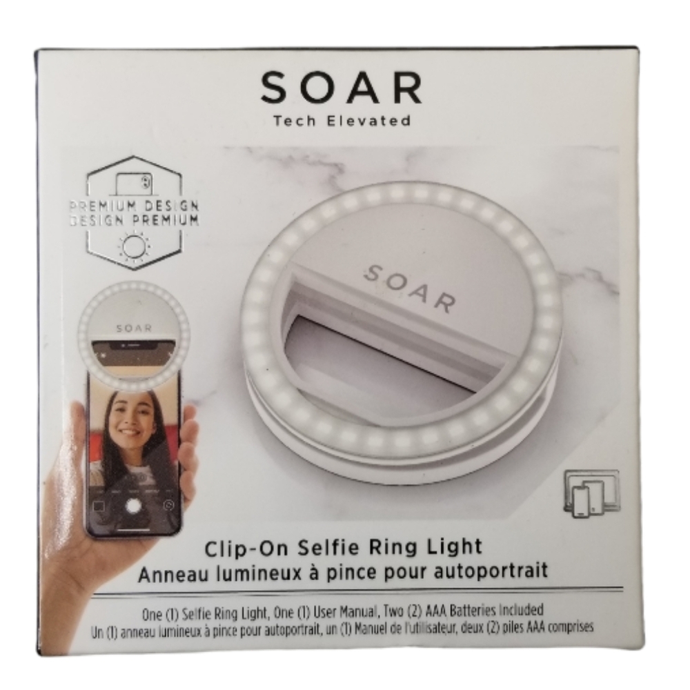 Clip-On Selfie Ring Light Cell Phone‎ Accessories Soar